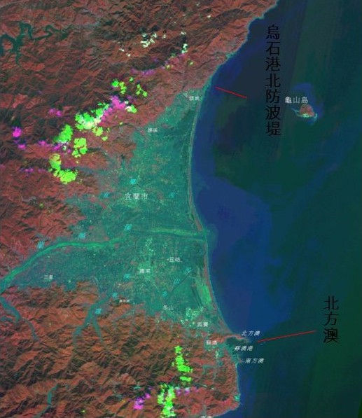 宜蘭海岸線
