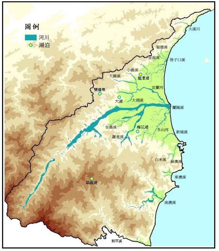 宜蘭水源分布圖